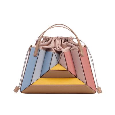 Elegant Accordion-Style 3D PU Leather Folding Handbag for Women