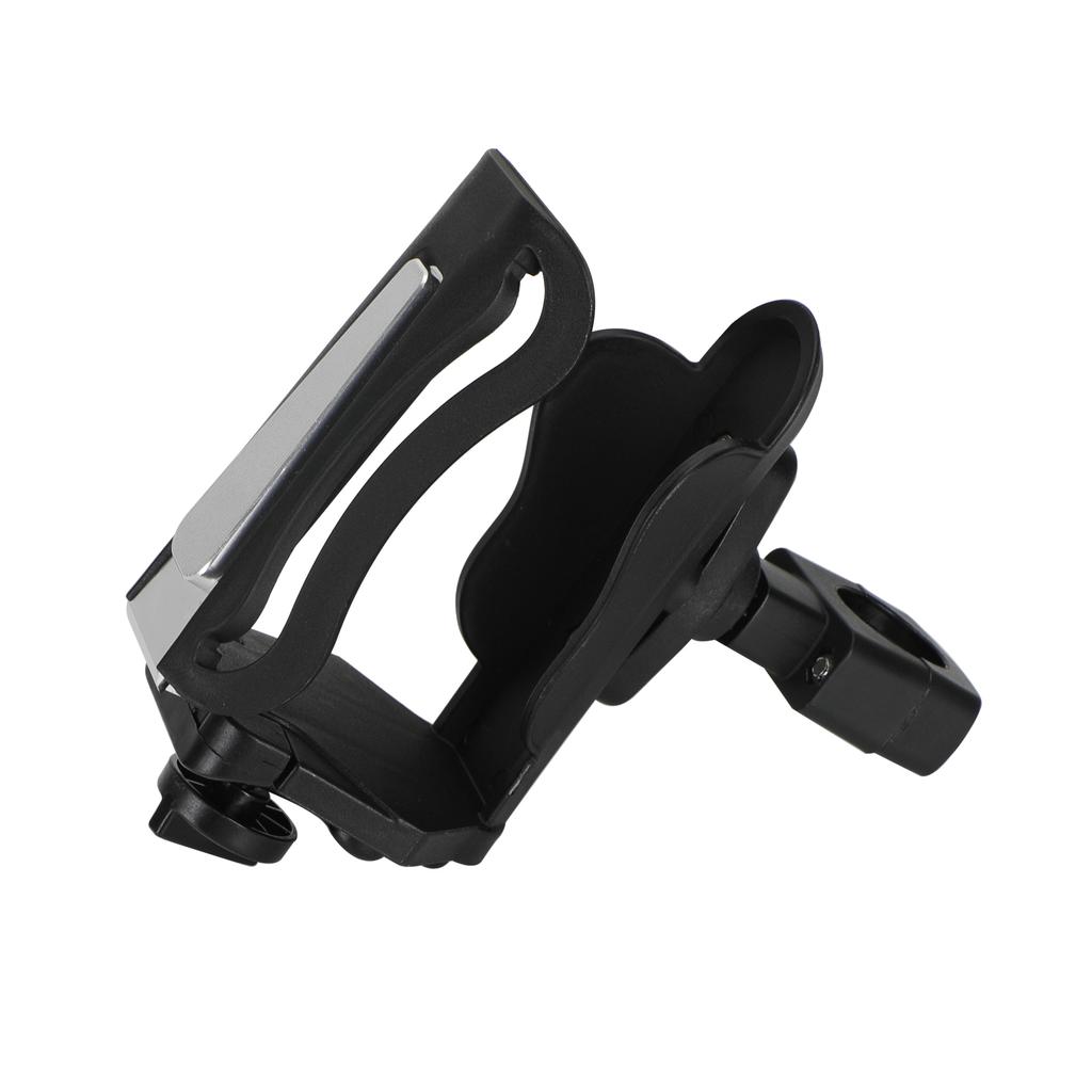 Adjustable Handlebar Cup Holder Bottle Mount Bracket 25Mm Silver For Motorcycle
