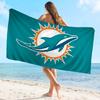 M-Miami D-Dolphins Towel Microfiber Beach Towel Absorbent Quick Dry Soft Yoga Swimming Resort Mountain Climbing Towel