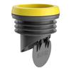 Thickened Toilet Flange Seal with Integrated Check Valve