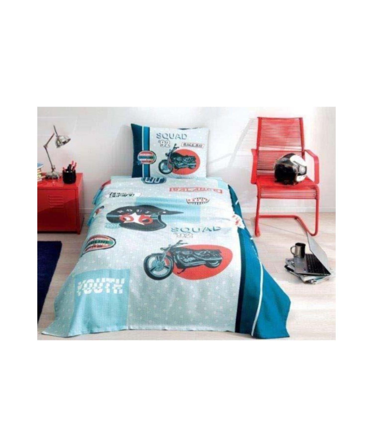 

Single Pique Team Race Road Blue