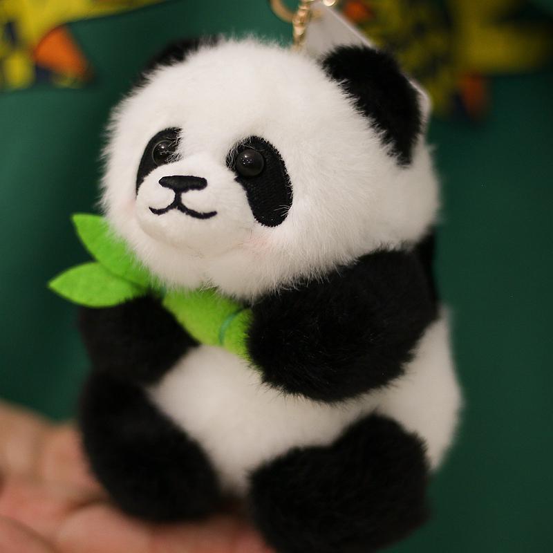 Panda Plush Keychain: Cute Bag Charm & Small Gift