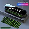 Laser-Engraved Concealable Parking Phone Number Plate for AITO Wenjie M5/M7/M8/M9 Cars