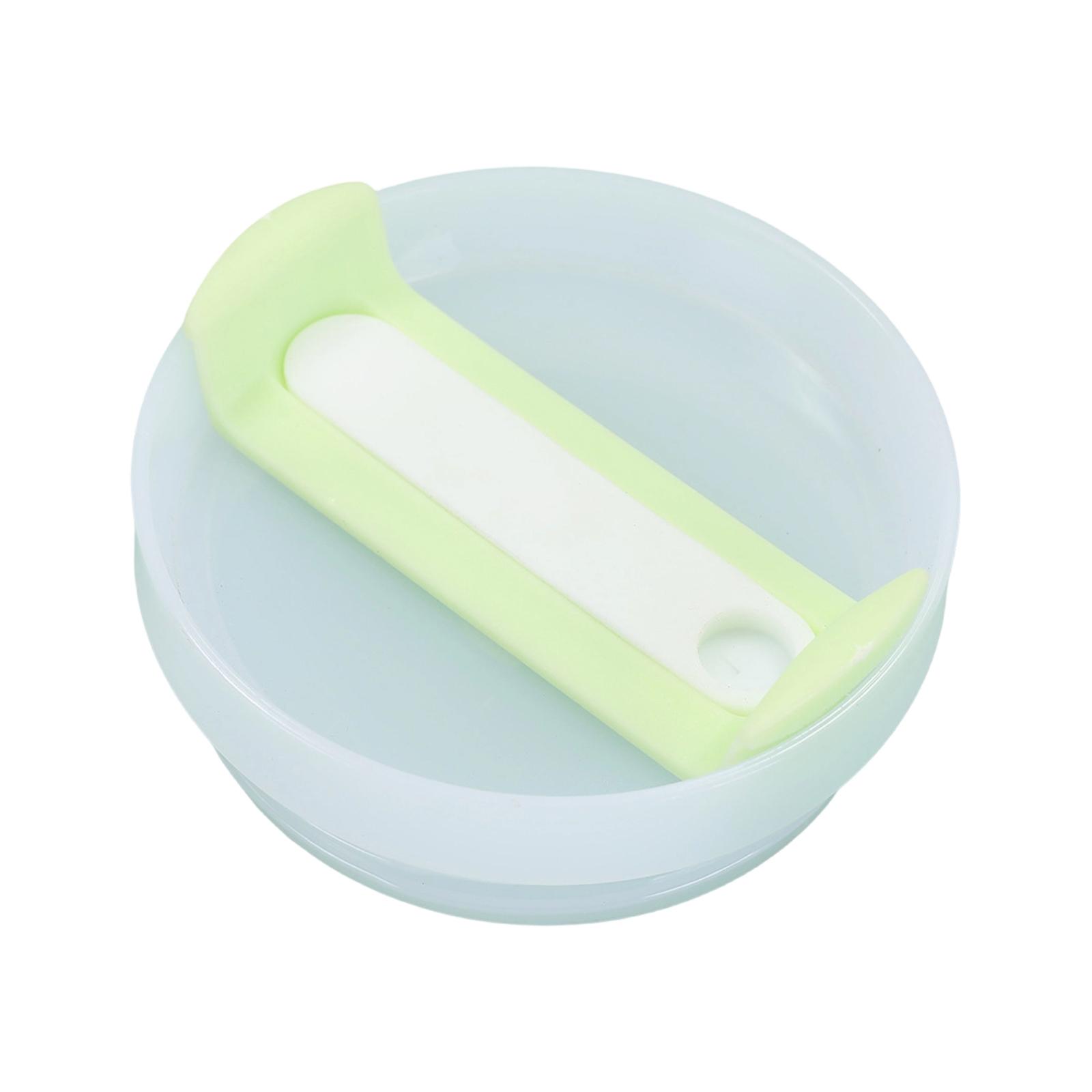 Силиконовая крышка для стакана 40 унций, герметичная, непротекающая крышка для стакана, крышка-стаканчик с трубочкой для автомобиля One Size белый