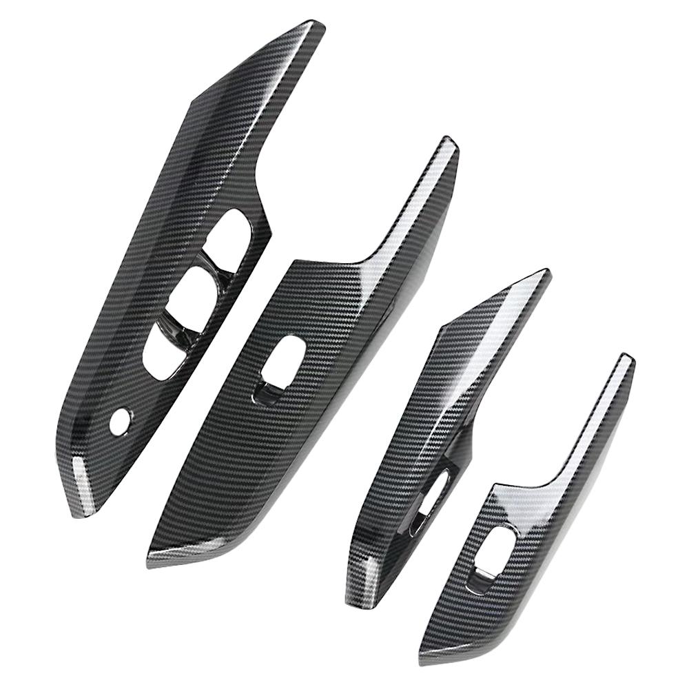 4 szt. Do Nissan Navara NP300 ST 2016-2024 Akcesoria Wewnętrzne Panel Zmiany Biegów Wewnętrzna Klamka Drzwiowa Pokrywa Wykończeniowa Ramka