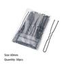 100/50pc 50/60mm Hair Pin And Clips U Shape For Headpiece Women Girls Hairpins Accessories Bride Wedding Head Jewelry Decoration