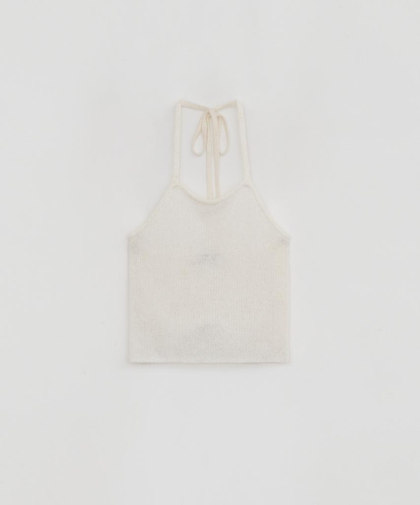 Loutaideu Alpaca Halter Knit [Ivory]