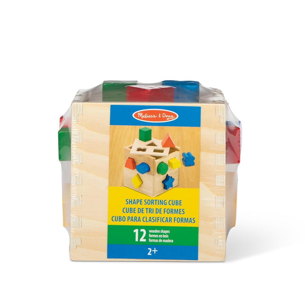 Melissa & Doug Holzspielzeug Puzzlebox Form-Zuordnungsspielzeug, Authentisch, 575