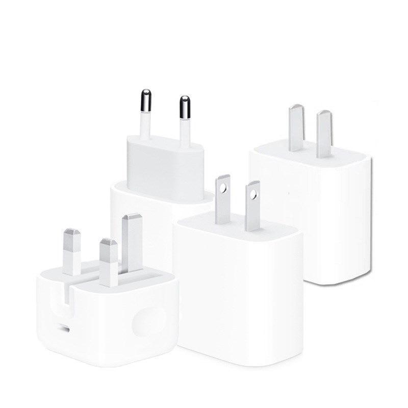 20W Fast Charger Set for Apple - Compatible with UK, US, EU Plugs