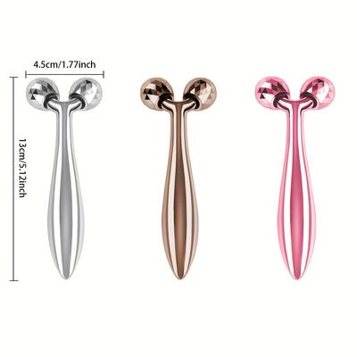 Cloud Prime 3D Roller Massager Y Shape 360 Rotate Thin Face Body Shaping Relaxation Wrinkle Remover Facial Massager Tool