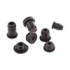 Bike Frame Grommet Insert for Cable Ports Black Push-Fit Rubber Trim for Entry Hole Care and Daily Upkeep Part