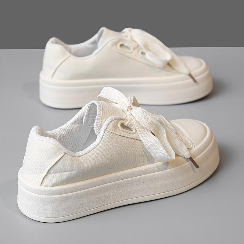 With skirt canvas shoes women's summer new explosive white shoes casual versatile student women's shoes thick baseplate shoes