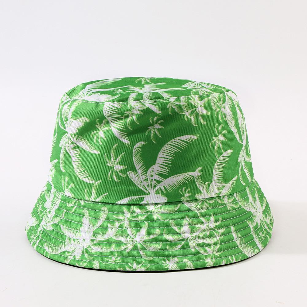 Stylish Summer Sun Hat With Coconut Tree Print For Men And Women