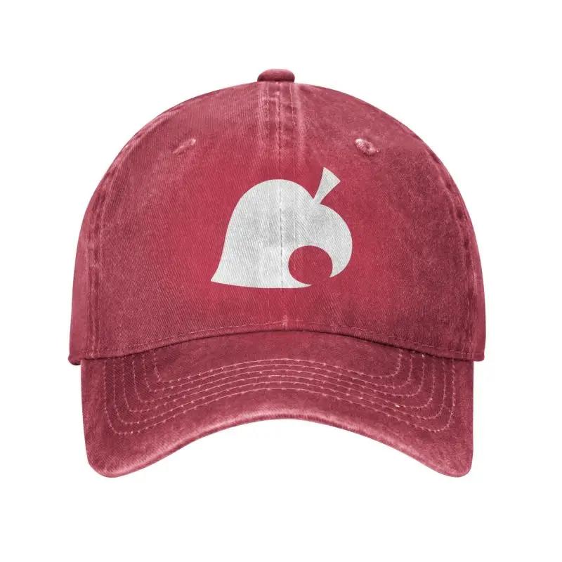 Personalized Cotton White Cross Animals Leaf Baseball Cap Sun Protection Men Women's Adjustable Dad Hat Spring