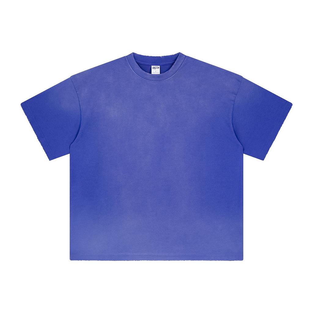 275 GSM 100% Bavlna Prané Tričko Potisk Vlastního Vzoru Pánská Trička Personalizované Tričko