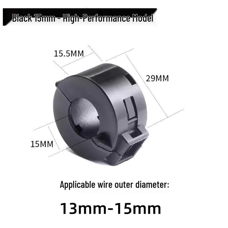 Snap-On Nickel-Zinc Ferrite Core Magnetic Ring for Anti-Interference Shielding