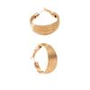 Elegant Gold C-Shaped Metal Ear Cuffs: High-End Multi-Layer Stud Earrings