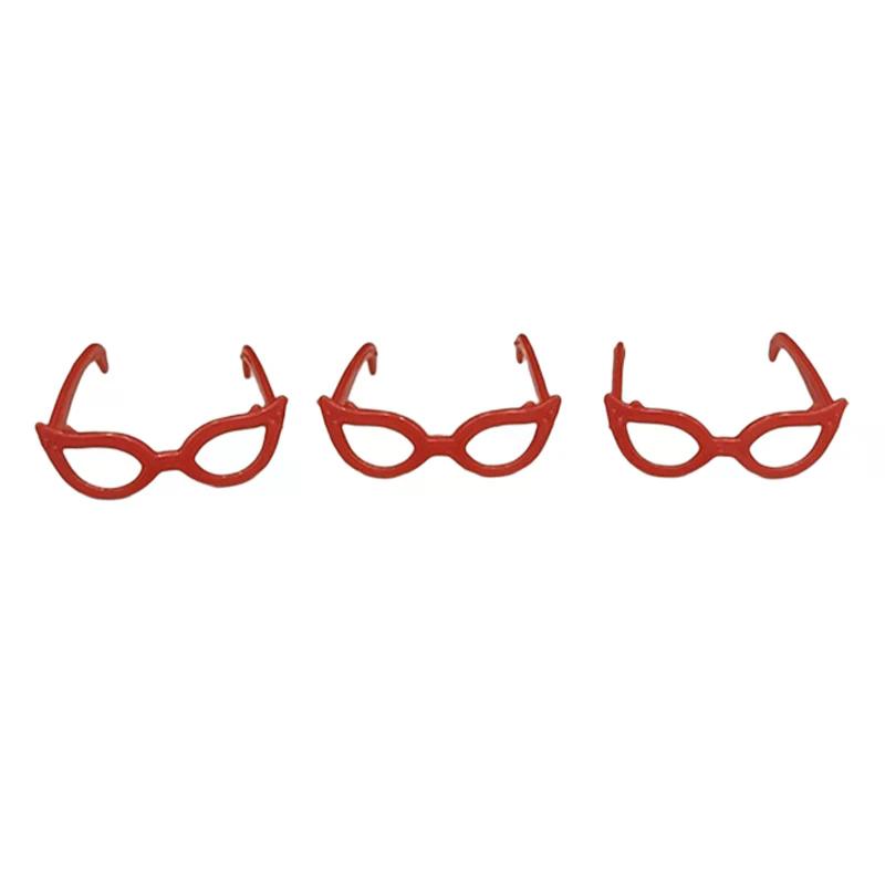 20pcs Dolls Accessories Mini Plastic Glasses For High Dolls For Dolls House Kids Toy Party Glasses