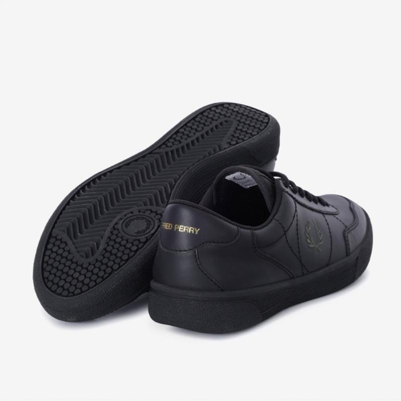 Fred Perry B11 Leather Black Casual Sneakers