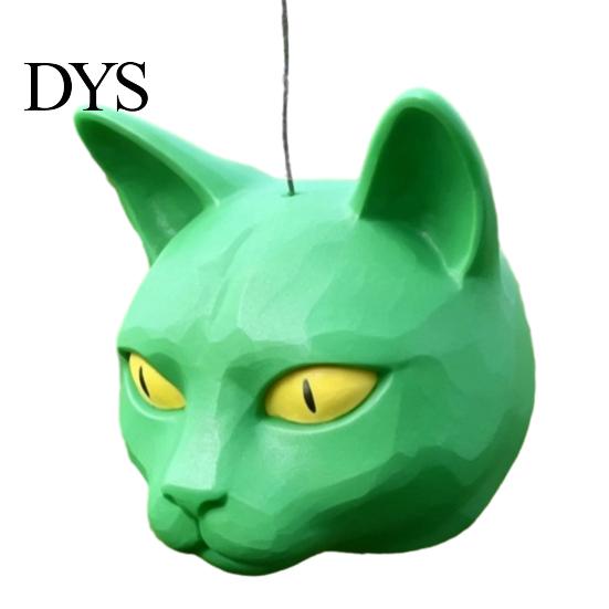 Squirrel Snack Holder Cat Head Feeder, Funny Animal Face, Outdoor Hanging Plastic Wildlife Feeder Garden Feeding Station for Backyard Patio Decor Face