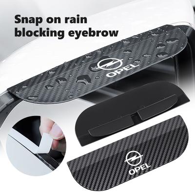 2pcs Car Rear View Mirror Shield Guard Rain Eyebrow Shade Cover For Insignia Astra G J F K Vectra C H Corsa C B D Omega