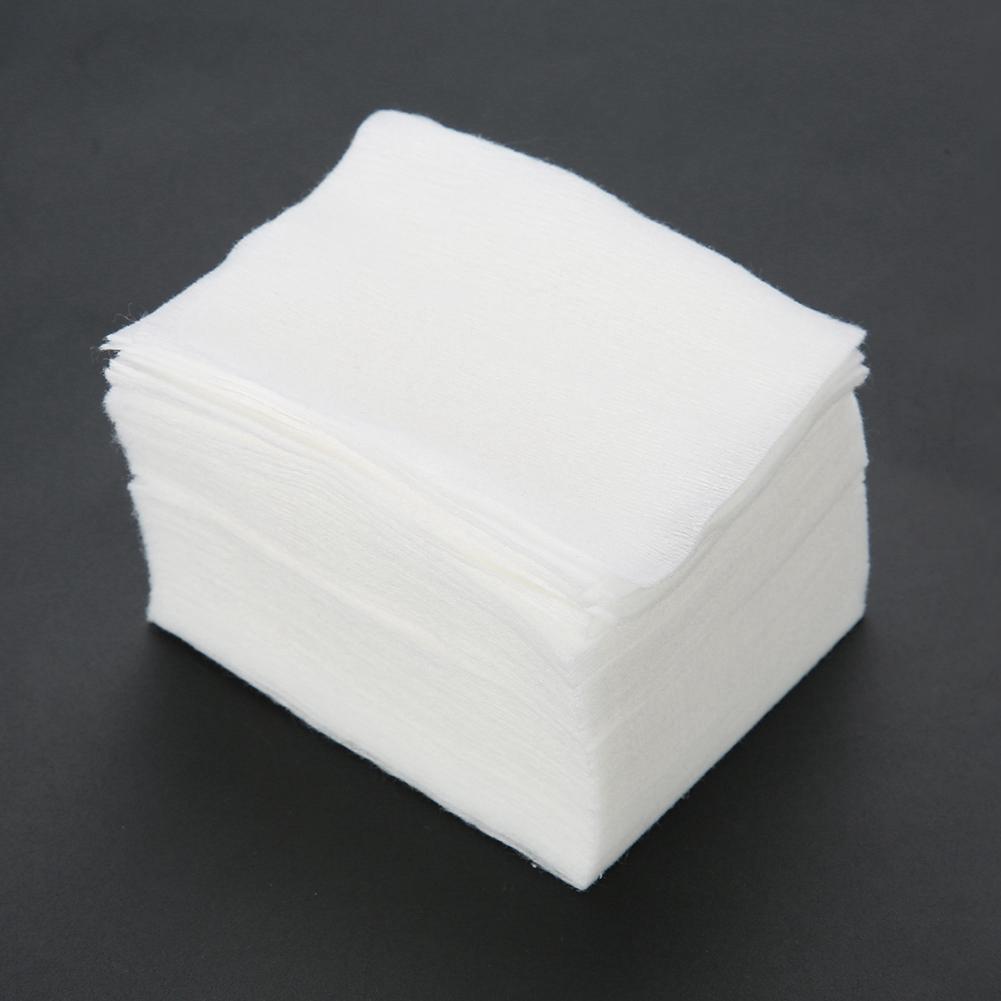 1000Pcs Disposable Cotton Pads Nail Polish Wipes Remover Makeup Cleaner Cotton Wipes