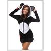 Black and White Cosplay Women's Animal Hair Costume, Catgirl Costume, Halloween Show