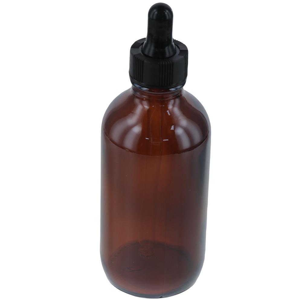 

1Pc 4oz Empty Container 120ml Refillable Bottle Travel Amber Glass Bottles Essential Oils