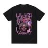 Rapper Lil Uzi Vert Graphic Print Tshirt Mens Hip Hop Vintage Short Sleeve T Shirt Cotton Casual Oversized Tshirts Streetwear