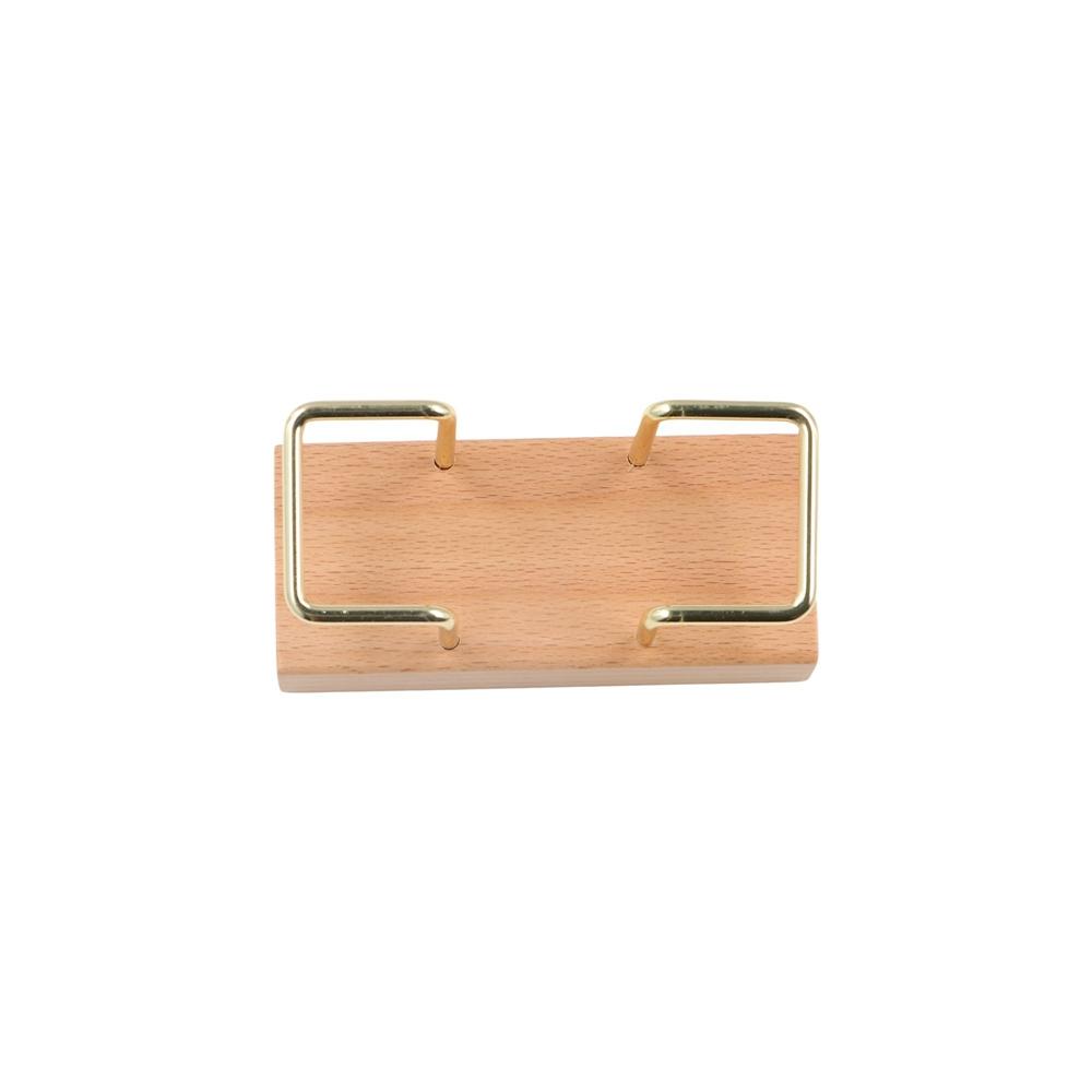 Walnut Wood Business Card Holder Tabletop Shelf Card Organizer Fashion Wooden Card Holder  Manager