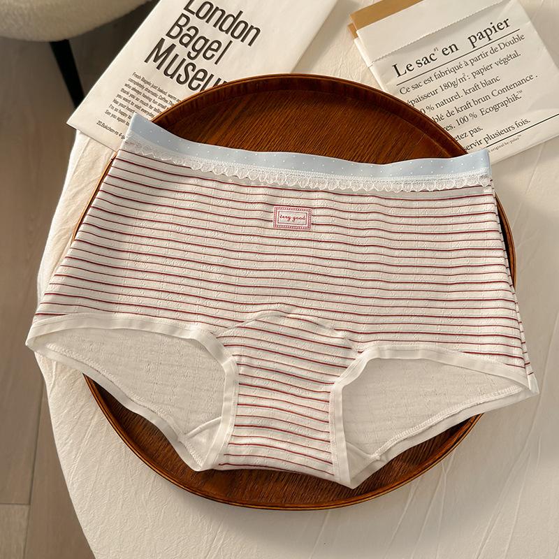 Women's Spring and Autumn Pure Cotton 10A Antibacterial Class A Baby Cotton Extended Crotch Seamless Flat Briefs