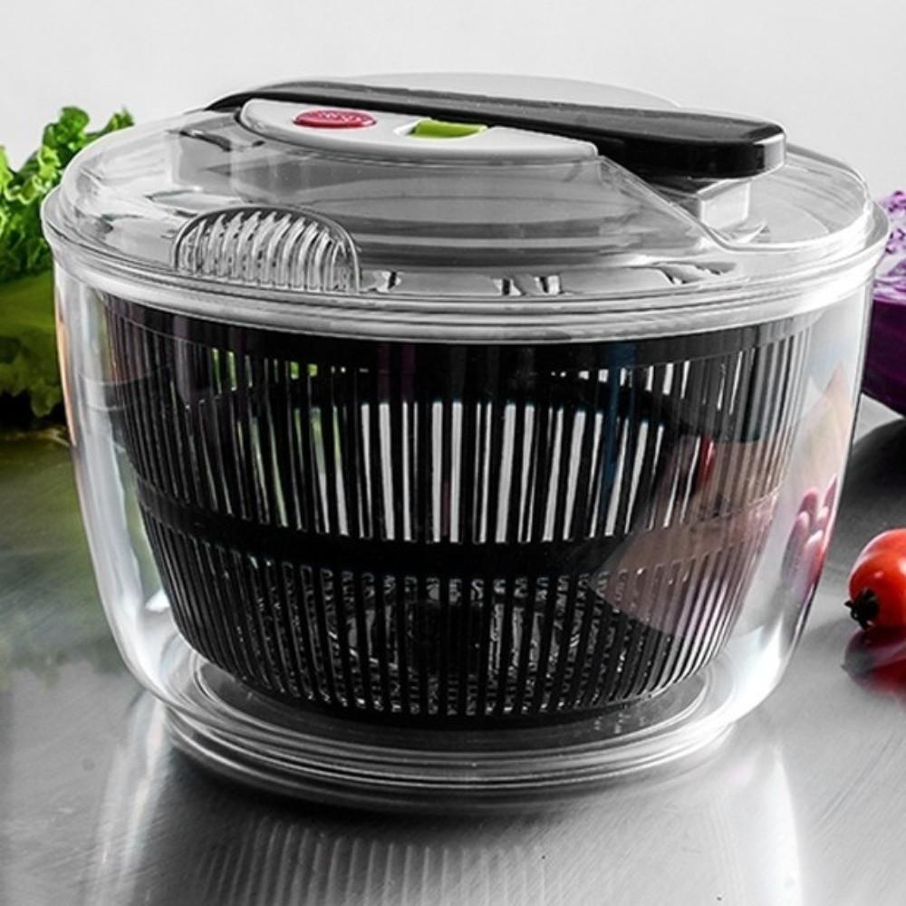 3 L Capacity Lettuce Leaf Dehydrator Quick Spin Salad Dryer Mixer Salad Making