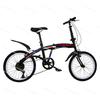 20 tommer foldbar cykel foldbar 7-trins kompakt bærbar bypendler cykel