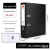 Qixin Fast 2-3 Inch Black/Blue 2-Hole Labor File Storage Folder