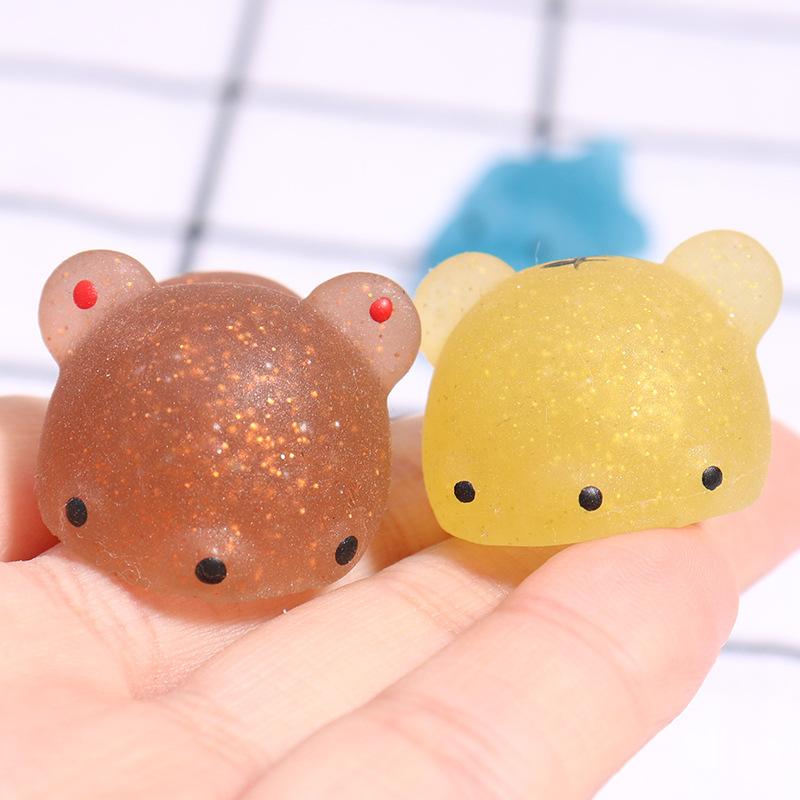10/30/50 PEZZI Giocattoli Mochi Squishy Glitterati Kawaii Moda Giocattoli da Spremere Bomboniere per Bambini Adulti Giocattolo Anti-Stress Premi di Classe