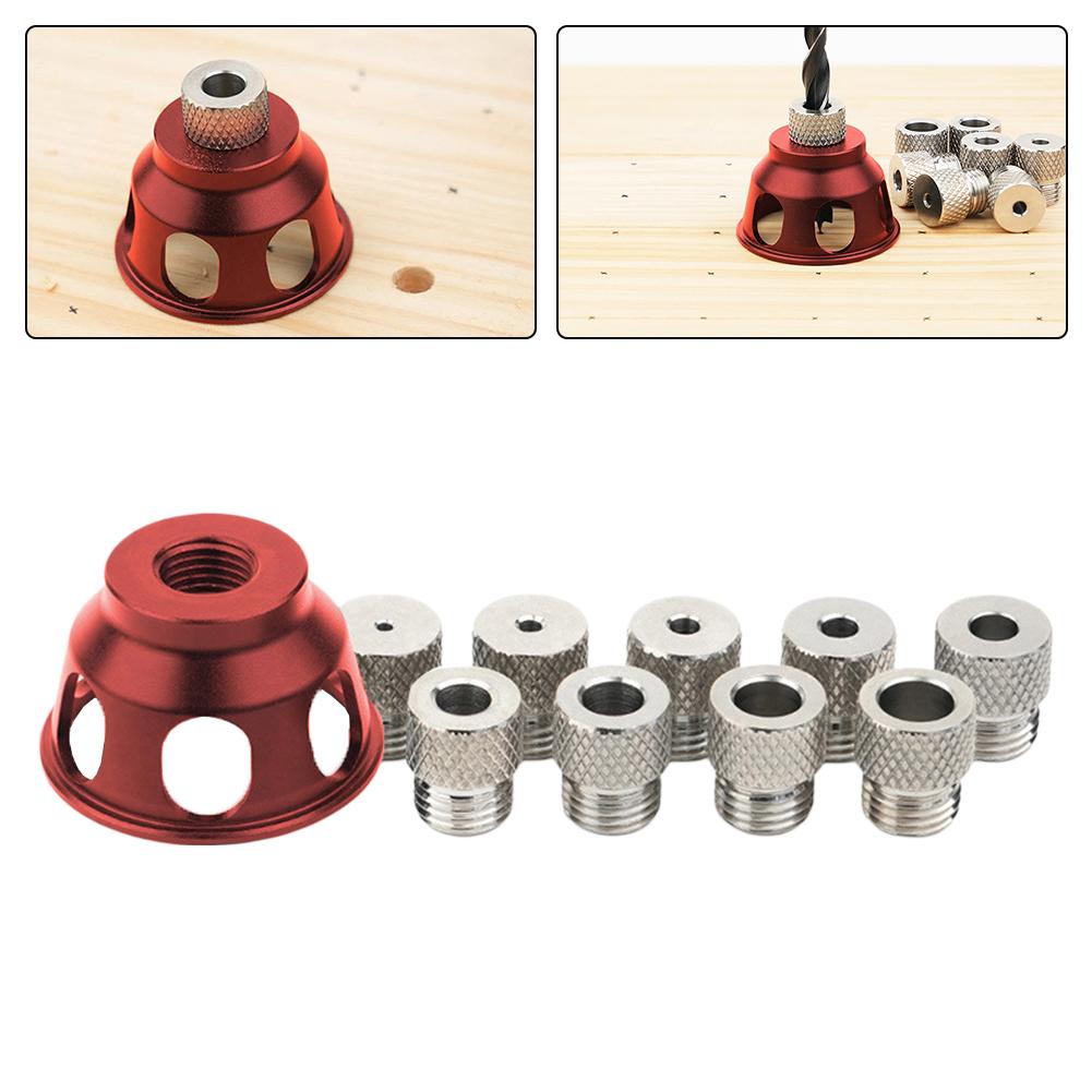 Drill Sleeve Drilling Tool 6 8 10mm Aluminum Alloy Punch Tool Accessory Aluminum Alloy Construction Compact Design