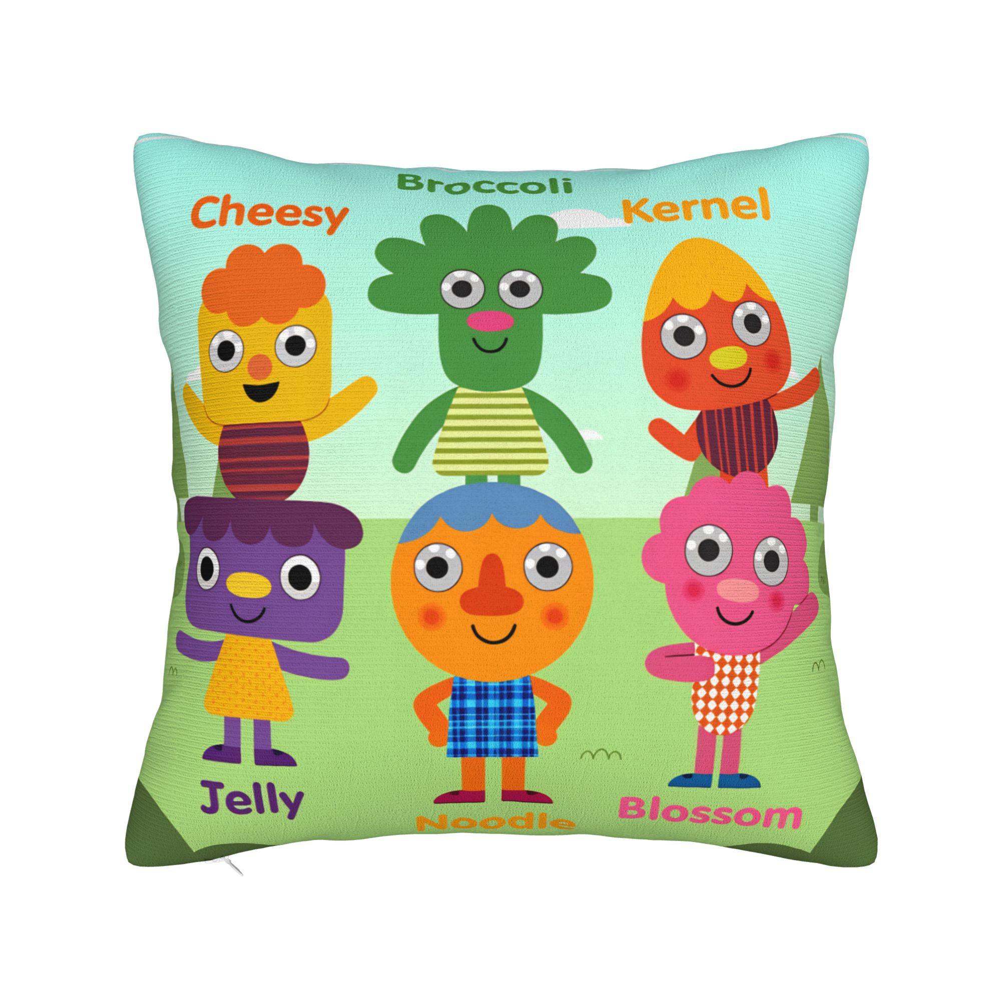 

Noodle & Pals Micro Pillow Case Super Simple Fashion Pillow Cover Graphic Pillowcases For Sofa Home Decoration 40x40cm