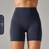 High-Waisted Seamless Yoga Shorts for Women - No Visible Lines, European & American Style, Perfect for Running and Fitness