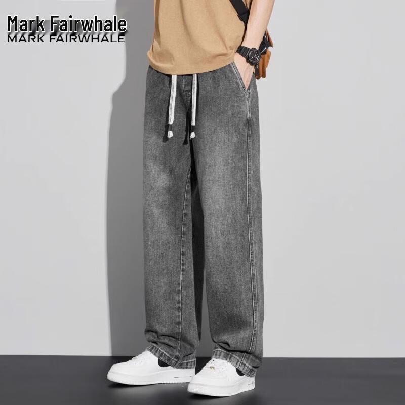 Mark Fairwhale Men's Retro Loose Straight Leg Jeans
