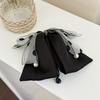 Korean Style Satin Dot Bow Hair Clips Banana Clip Women's Hair Accessories Fashion Ponytail Barrettes Hair Claws Hairpins