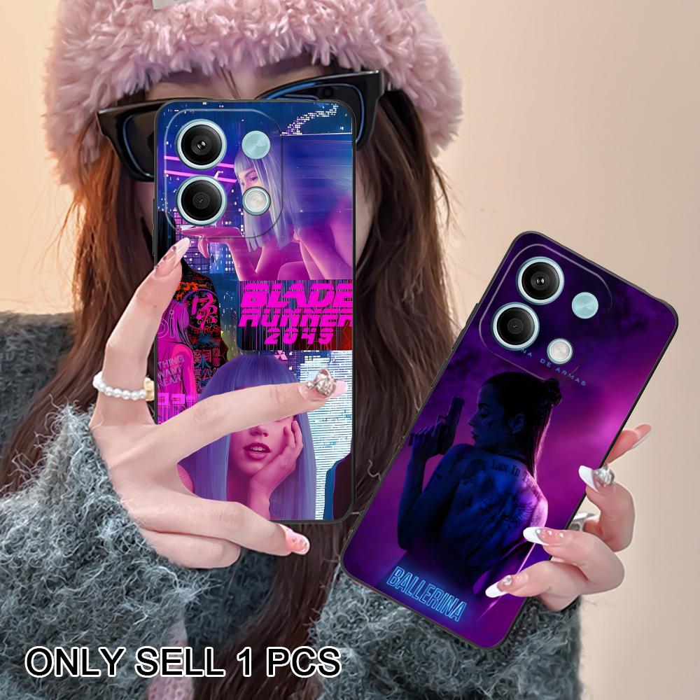 Ana De Armas Matte TPU Mobile Phone Case for Xiaomi Redmi Note 14 13 12 11 S Pro Plus 4G 5G Colorful Printing Cover