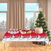 137x274cm Xmas Table Decor Disposable Christmas Tableware Christmas Tablecloth  New Year 2024