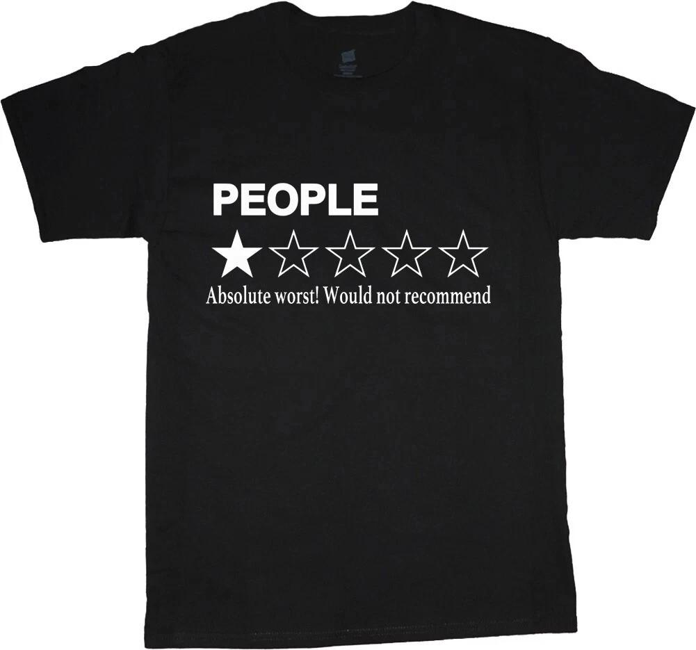 Funny Mens T-shirt Anti-Social Humor Inappropriate Shirts Mens Graphic Tees S