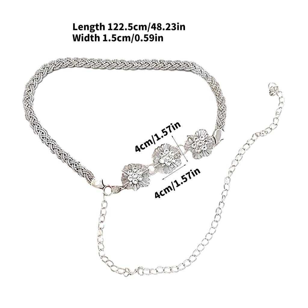 Street Styles JeansWaist Belt Cool Girl Aesthetic Waist Chain Women's Hip Chain for Party and Wedding Attires