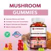 Gomitas de complejo de champiñones, 2500 mg, mejoran la memoria y fortalecen la inmunidad, vegetarianas, sin gluten.