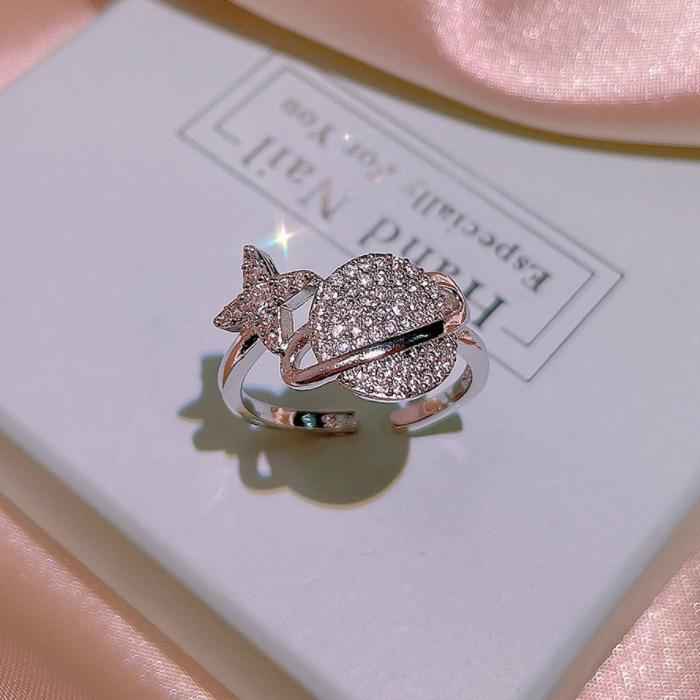 

Комплект украшений Современный прекрасный планетарный комплект из трех предметов: ожерелье, серьги, кольцо, свадебный комплект украшений