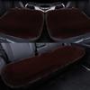 3Pcs/Set Winter Plush Warm Anti-Slip Car Front Rear Seat Pad Cushion Cover Set