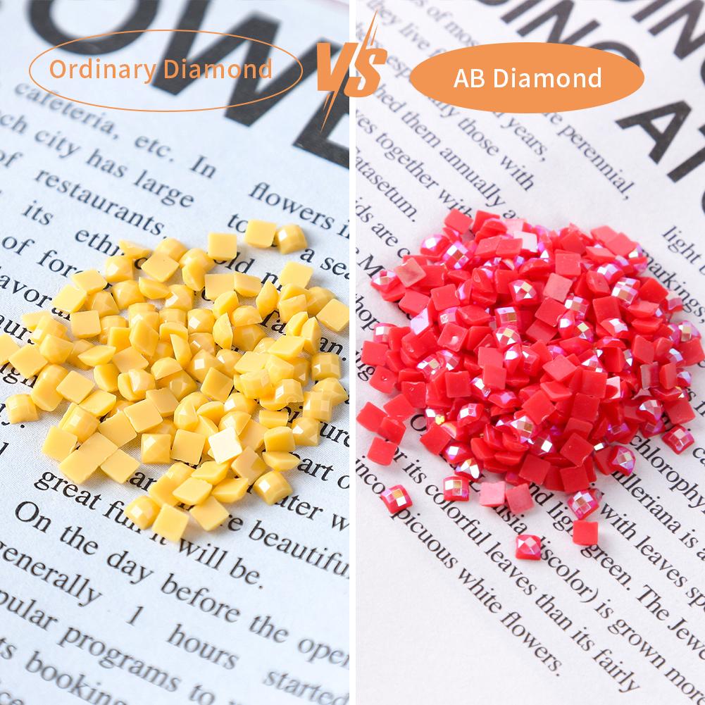 5D DIY Full Square Drill Partial AB Drill Diamond Painting Farm Kit 45x35cm