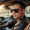 Vintage Wooden Polarized Sunglasses UV400 Handmade Perfect Gift for Men Women [WOODONLY] - Protection, Sunglasses, & (Black)