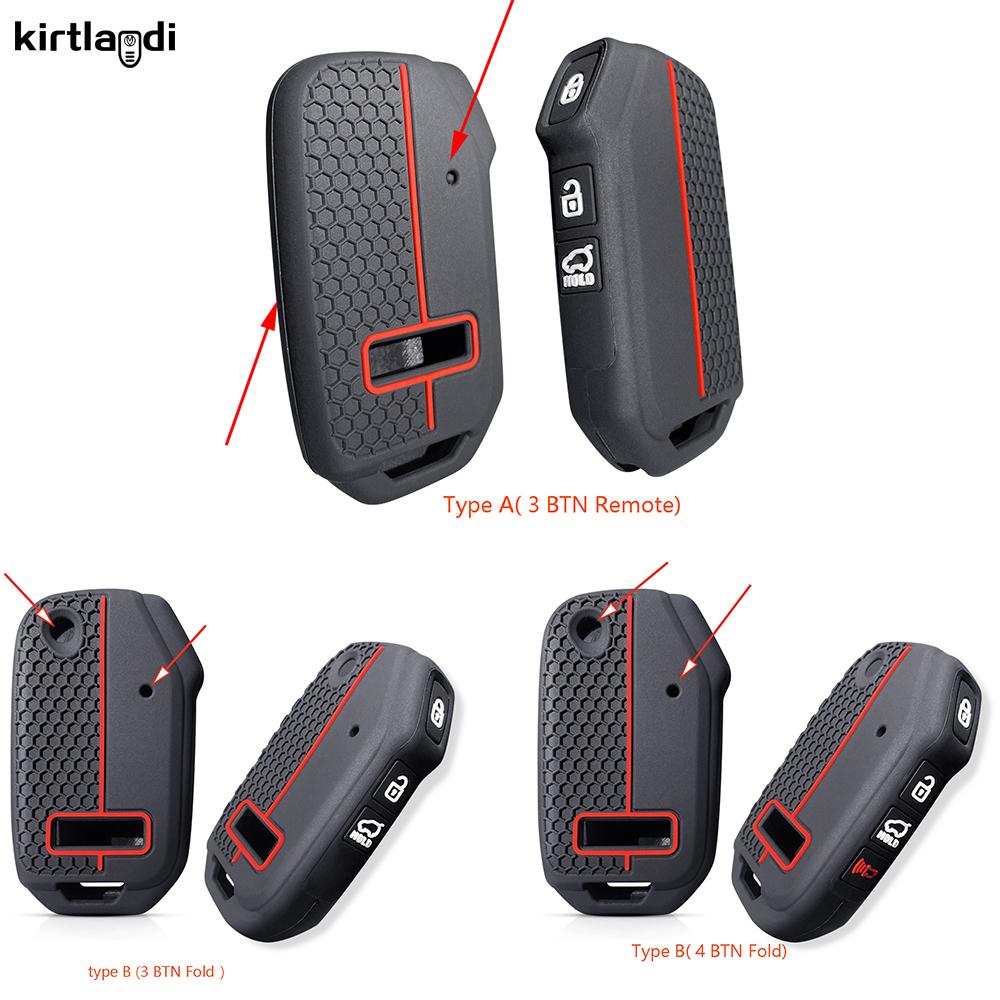 Key Cover Case For Kia Soul Telluride Sonet K3 Cerato Kx1 Proceed Seltos Niro Sorento 4 Seltos Xceed  Sportage Sport K5 Key Case